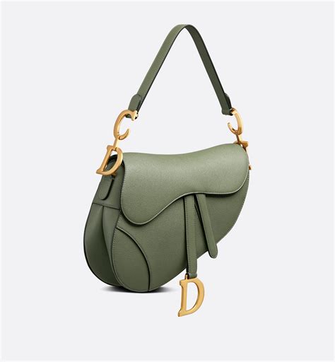 green dior saddle bag|christian dior leather saddle bag.